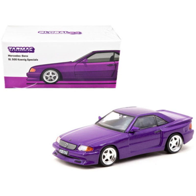 1/64 Tarmac Works Mercedes-Benz SL 500 Koenig Specials Purple - One chase car included per carton