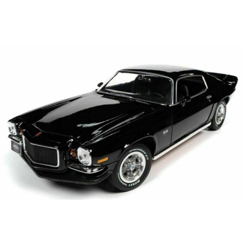 1/18 1971 Chevrolet Chevy Camaro RS/SS (Tuxedo Black) American Muscle 30th Anniversary Diecast Car Model