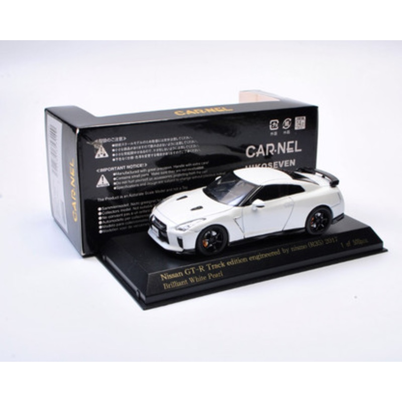 1/43 Kyosho 2017 Nissan Skyline GT-R GTR R35 Track Edition (White) Diecast Car Model