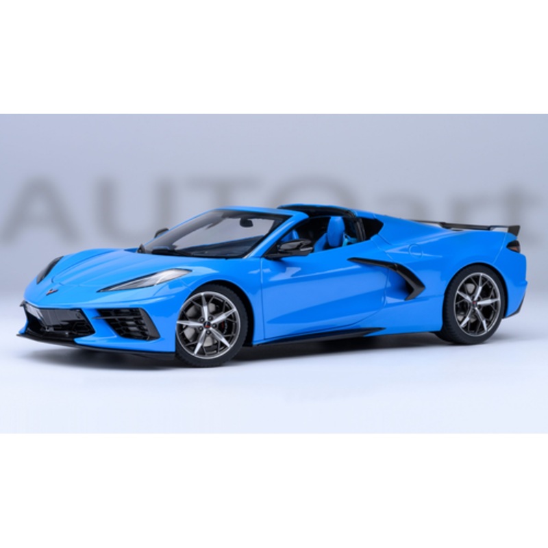 1/18 AUTOart Chevrolet Corvette C8 Stingray Z51 (Rapid Blue) Car Model