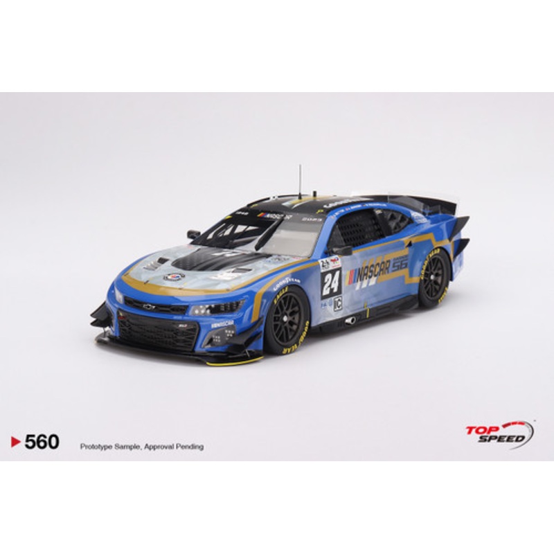 1/18 Top Speed 2023 Le Mans 24 Hr Garage 56 Chevrolet Camaro ZL1 #24 Hendrick Motorsports Car Model