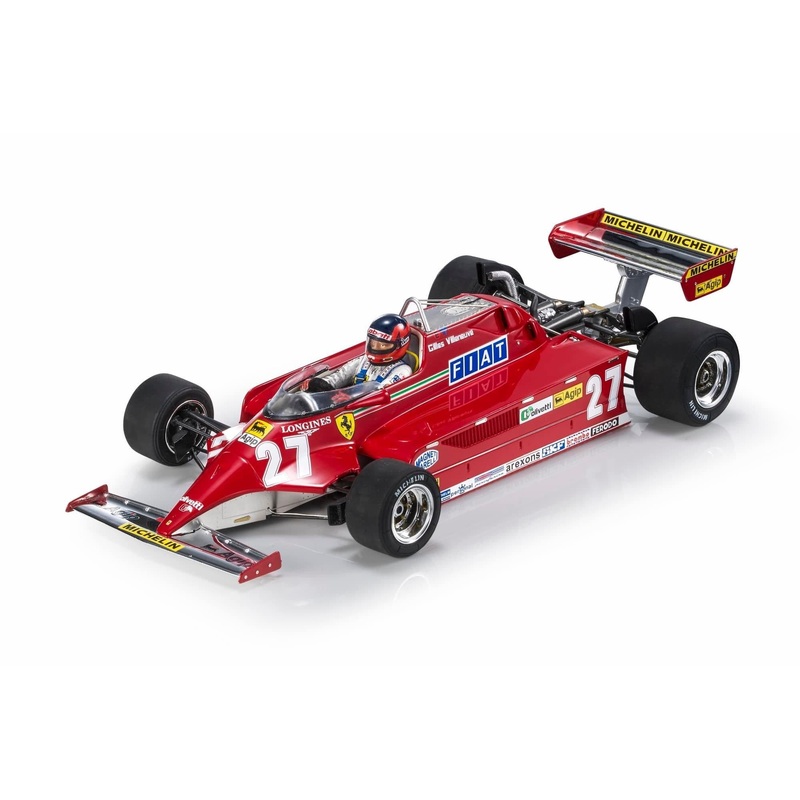 Ferrari 126 CK 1:18 - Gilles Villeneuve 1981 (with Driver)- GP Replicas