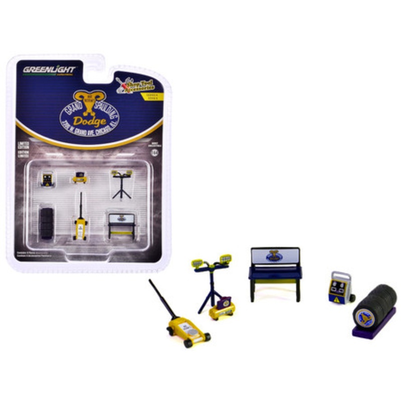 "Mr. Norm's Grand Spaulding" 6 piece Shop Tools Set "Shop Tool Accessories" Series 6 1/64 Models by Greenlight