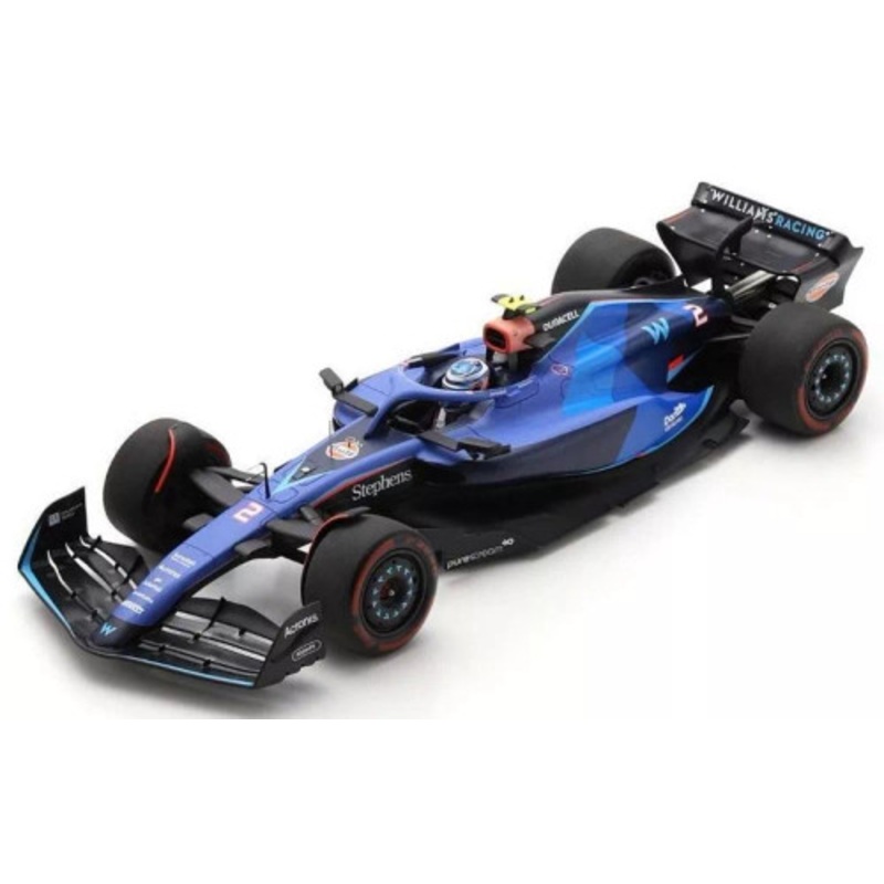 1/18 Spark 2023 Formula 1 Williams F1 FW45 No.2 Williams Racing Bahrain GP Logan Sargeant Car Model