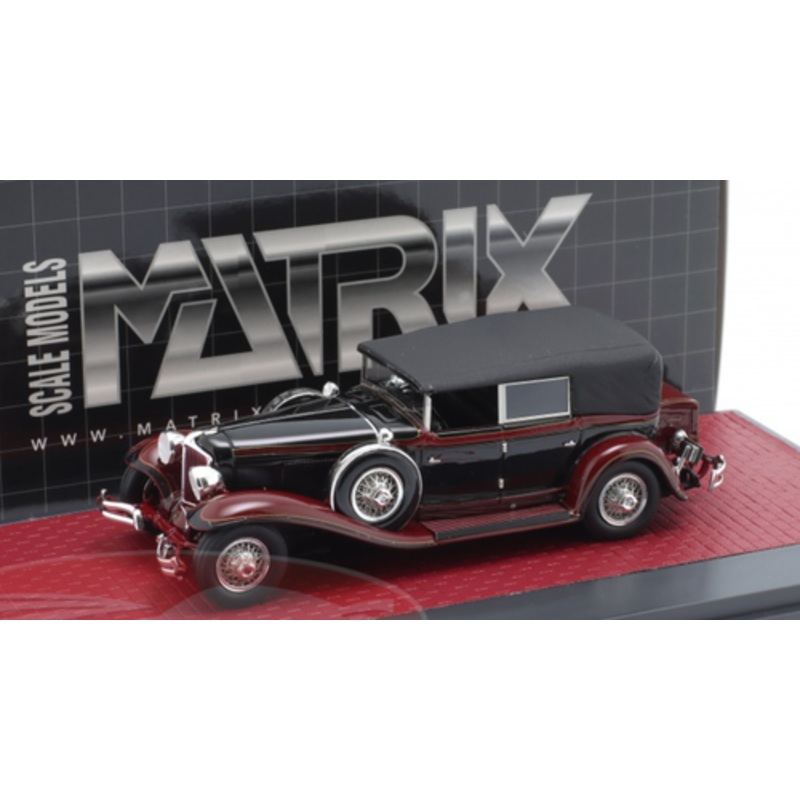 1/43 Matrix Cord L-29 Phaeton Sedan Closed Top (Chestnut Brown & Black) Car Model