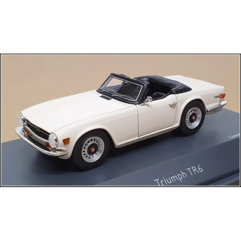 1/43 Schuco 1968-1976 Triumph TR6 Roadster (White) Car Model