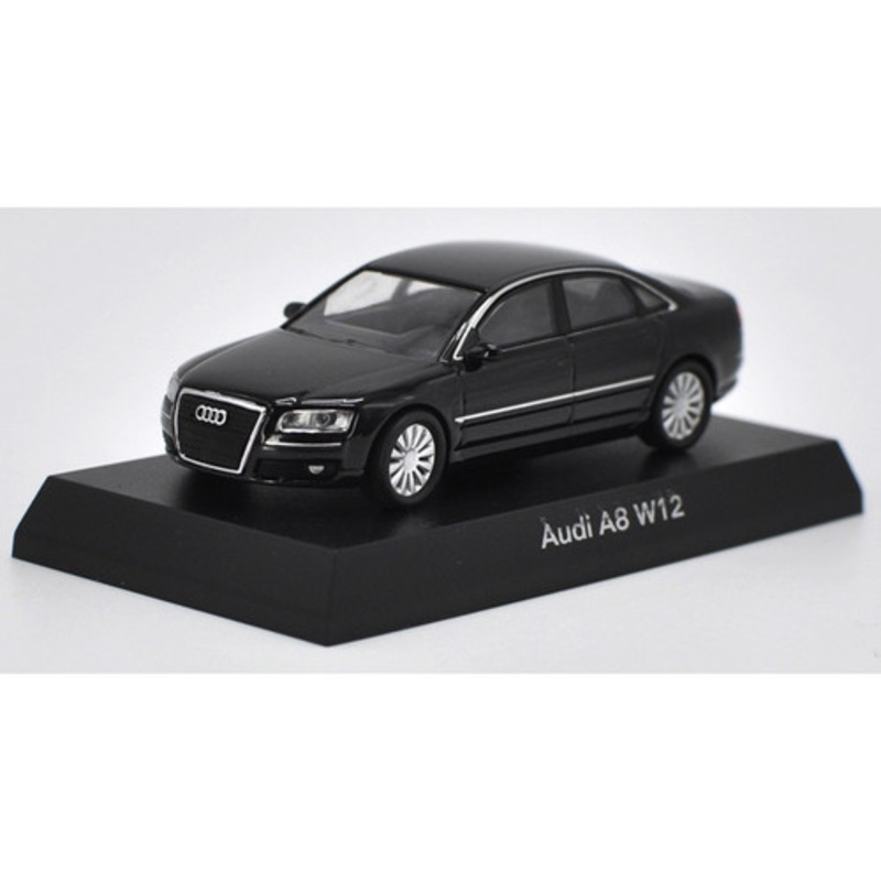 1/64 Kyosho Audi A8 W12 (Black) Diecast Car Model