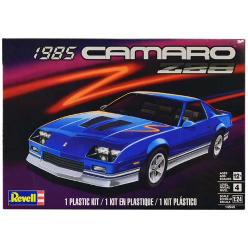 Level 4 Model Kit 1985 Chevrolet Camaro Z/28 1/24 Scale Model by Revell