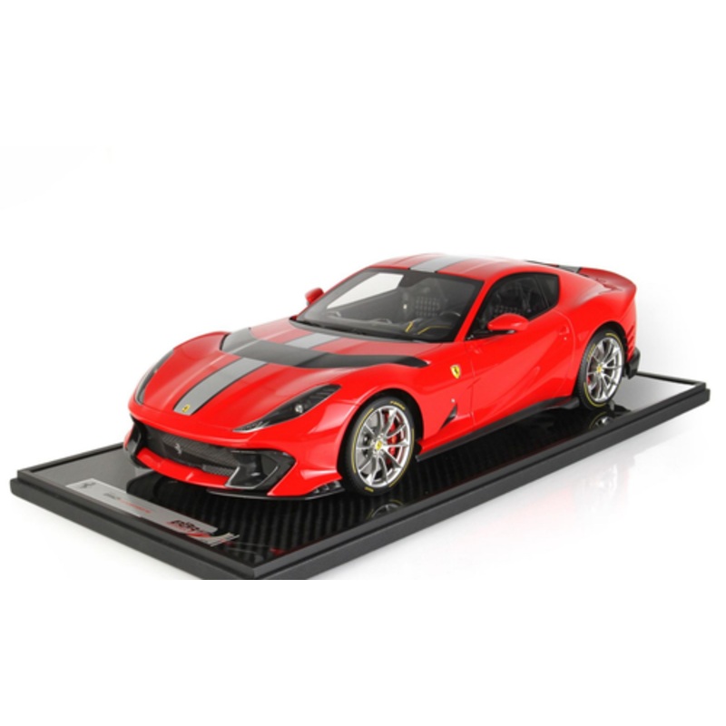 1/12 BBR Ferrari 812 Competizione (Rosso Corsa 322 Red) Resin Car Model Limited 150 Pieces