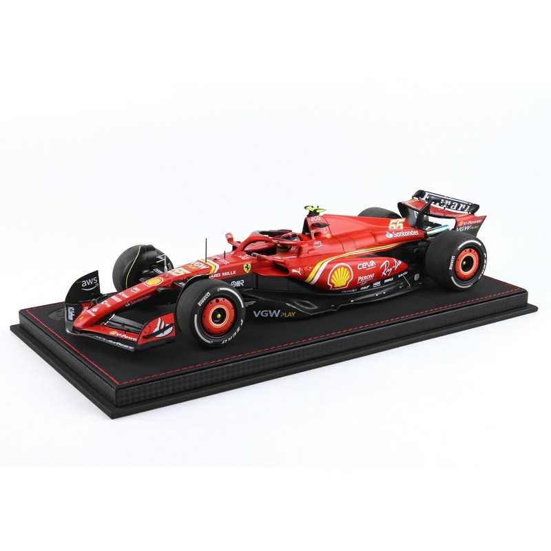 Ferrari - F1 SF-24 n55 (2024) Luxury Case 1:18 - Carlos Sainz - Winner Australian GP - BBR