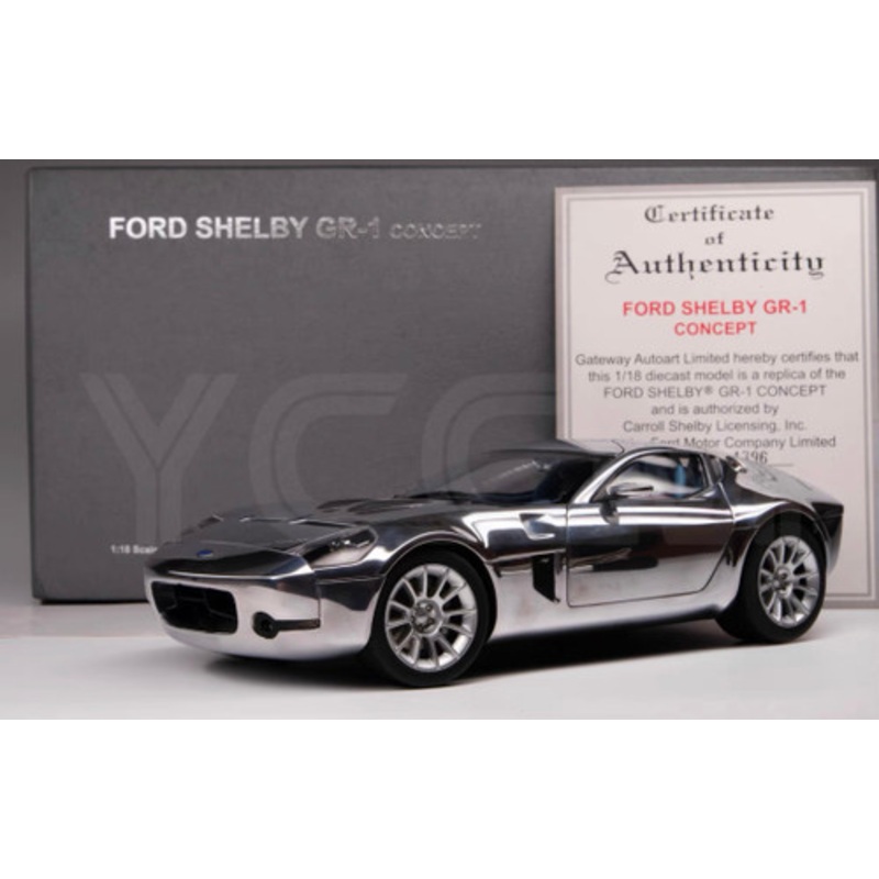 1/18 AUTOart Ford Shelby GR-1 GR1 Concept (Aluminium Chrome) Car Model