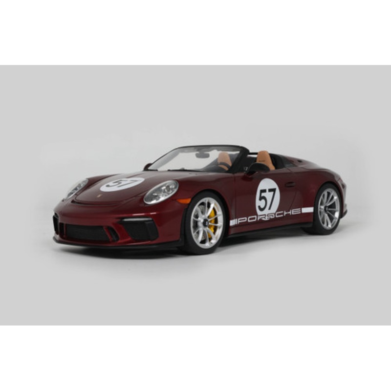 1/18 GT Spirit 2019 Porsche 911 991.2 Speedster Heritage Edition #57 (Cherry Metallic Red) Car Model