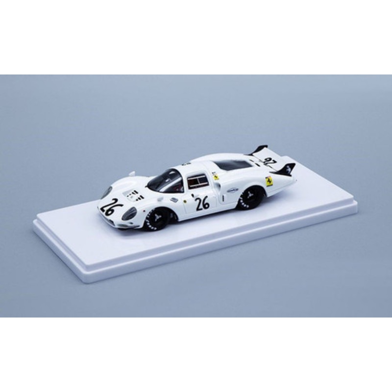 1/43 Tecnomodel Ferarri 365 P2 White Elephant Le Mans Car #26 1967 Driver Rodriguez, Pearson Limited Edition Car Model