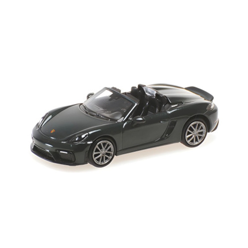1/87 Minichamps 2019 Porsche 718 (981) Spyder (Green Metallic) Diecast Car Model