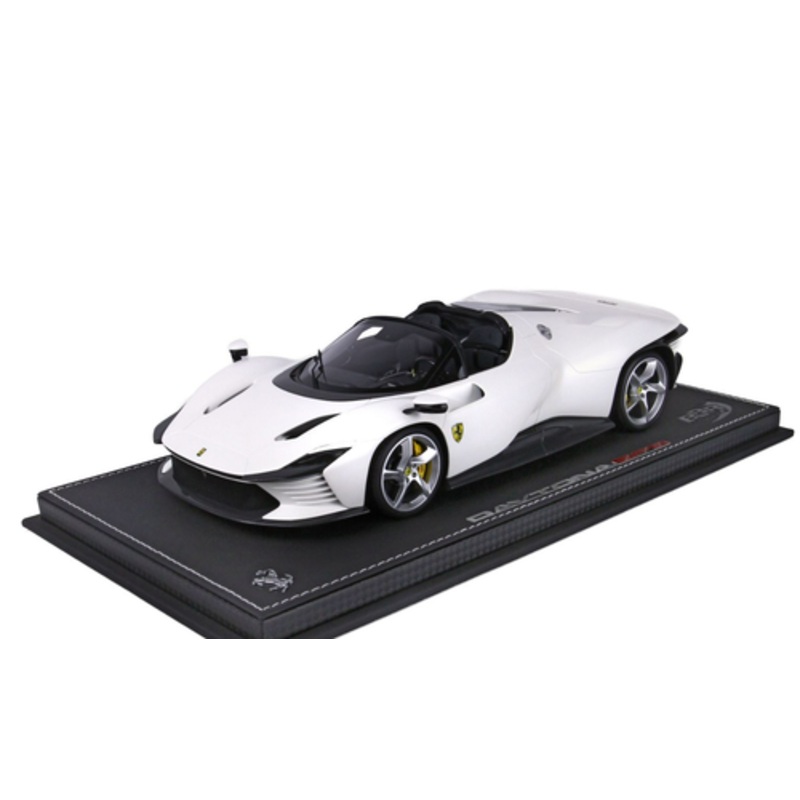 1/18 BBR Ferrari Daytona SP3 Icon (White Italy Metallic Matte) Resin Car Model Limited 24 Pieces