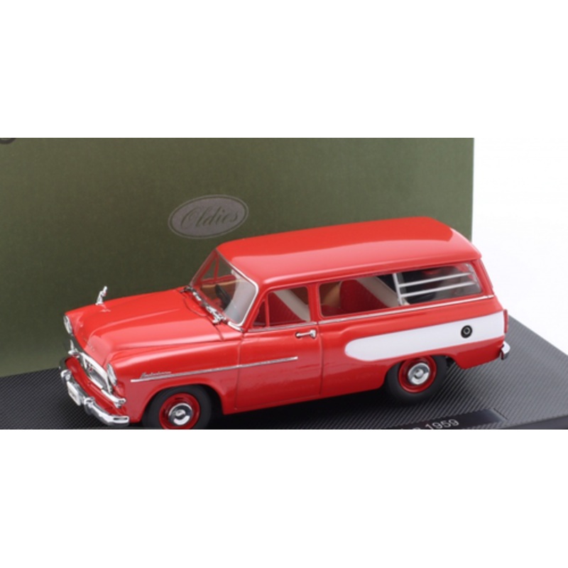 1/43 Ebbro 1959 Toyopet Masterline Light Van (Red) Car Model