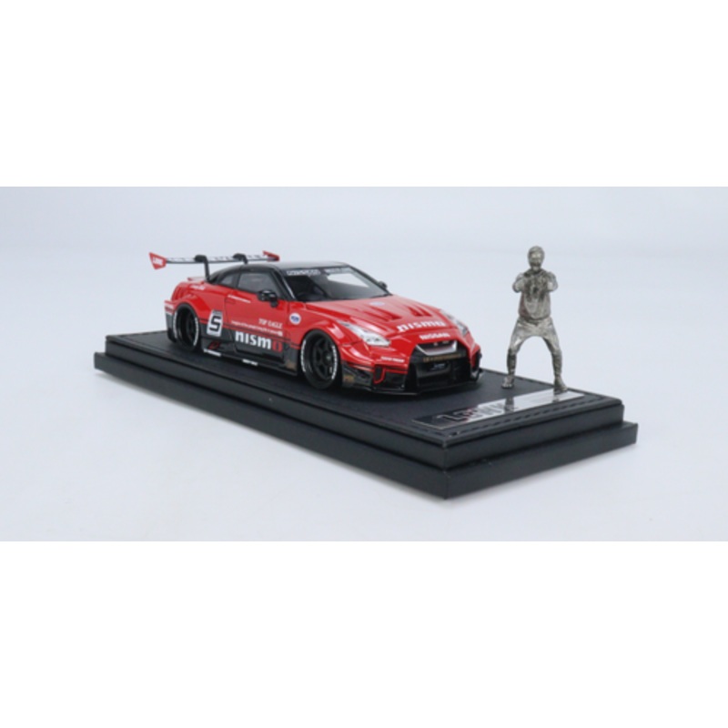 1/43 Ignition Model LB-Silhouette WORKS GT Nissan 35GT-RR (Red & Black) with Mr. Katon Metal Figurine