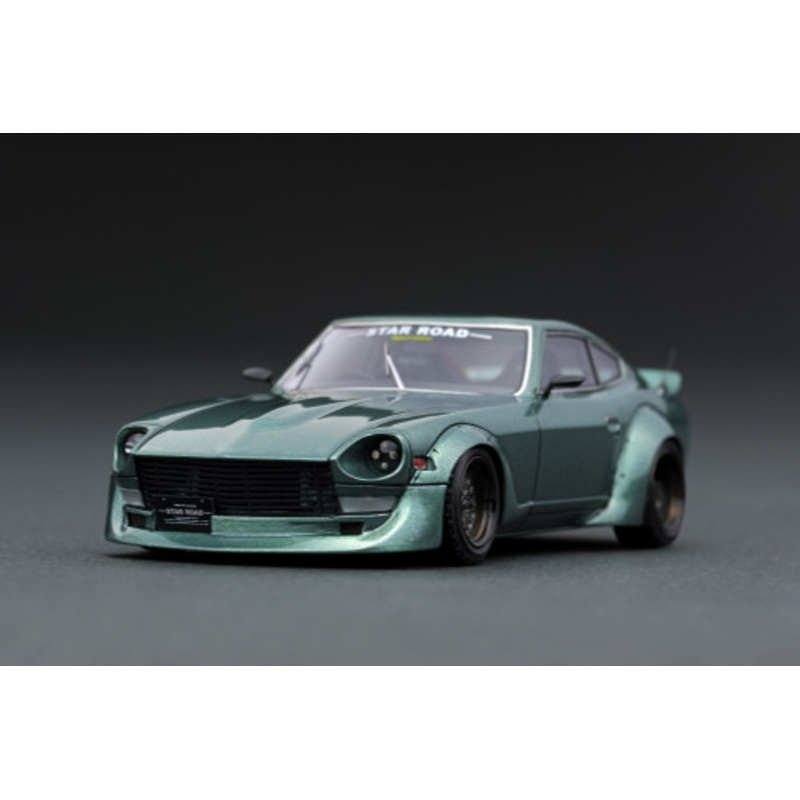 1/43 IG Ignition Model Nissan Fairlady Z S30 STAR ROAD (Green) Car Model