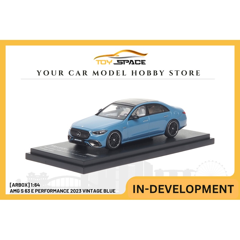 [ARBOX] 1:64 AMG S 63 E Performance 2023 Vintage Blue