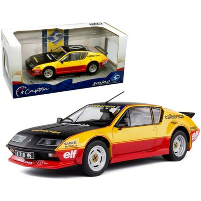 1/18 Solido Alpine A310 Pack GT Calberson Evocation Orange 1983 Diecast 2 door open
