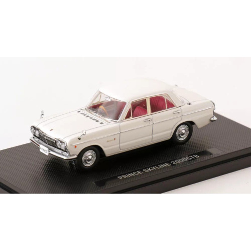 1/43 Ebbro 1966 Nissan Prince Skyline 2000GT-B (White) Car Model