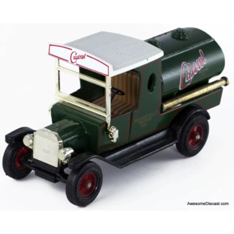 1912 Model T Ford Tanker Castrol, Green 1:43 Diecast Model Truck by Matchbox