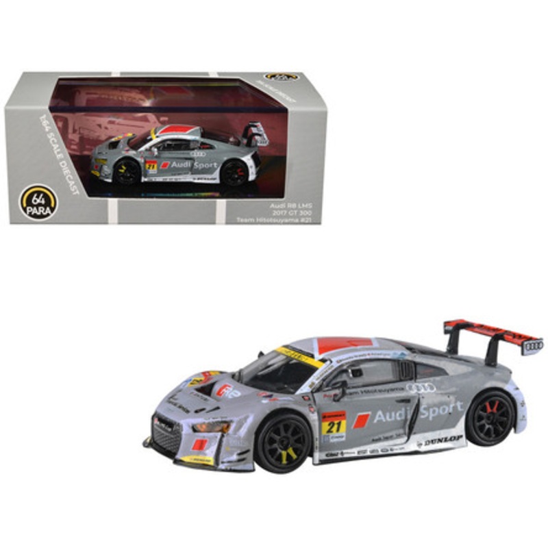 1/64 Paragon 2017 Audi R8 LMS GT300 Team Hitotsuyama #21 Diecast Car Model