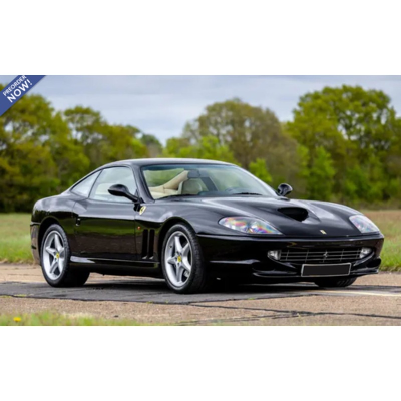 1/18 BBR 1996 Ferrari 550 Maranello (Black with Beige Interior) Car Model