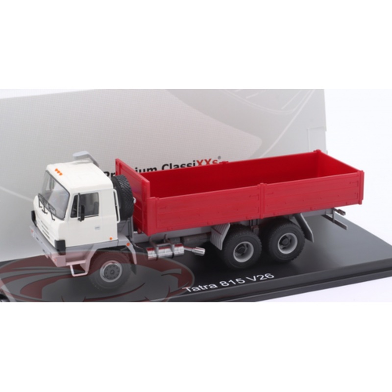 1/43 Premium Classixxs Tatra 815 V26 Dump (White & Red) Car Model