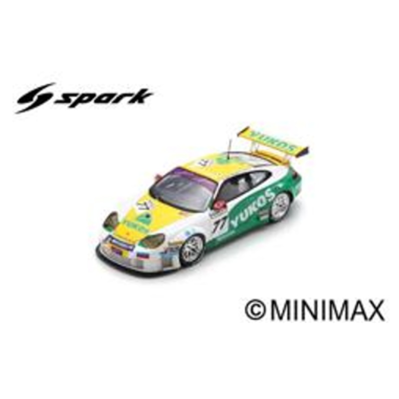 1/43 Spark Porsche 996 GT3 RSR No.77 4th 24H Spa 2004 A. Vasiliev - T. Bernhard - J. Bergmeister Car Model