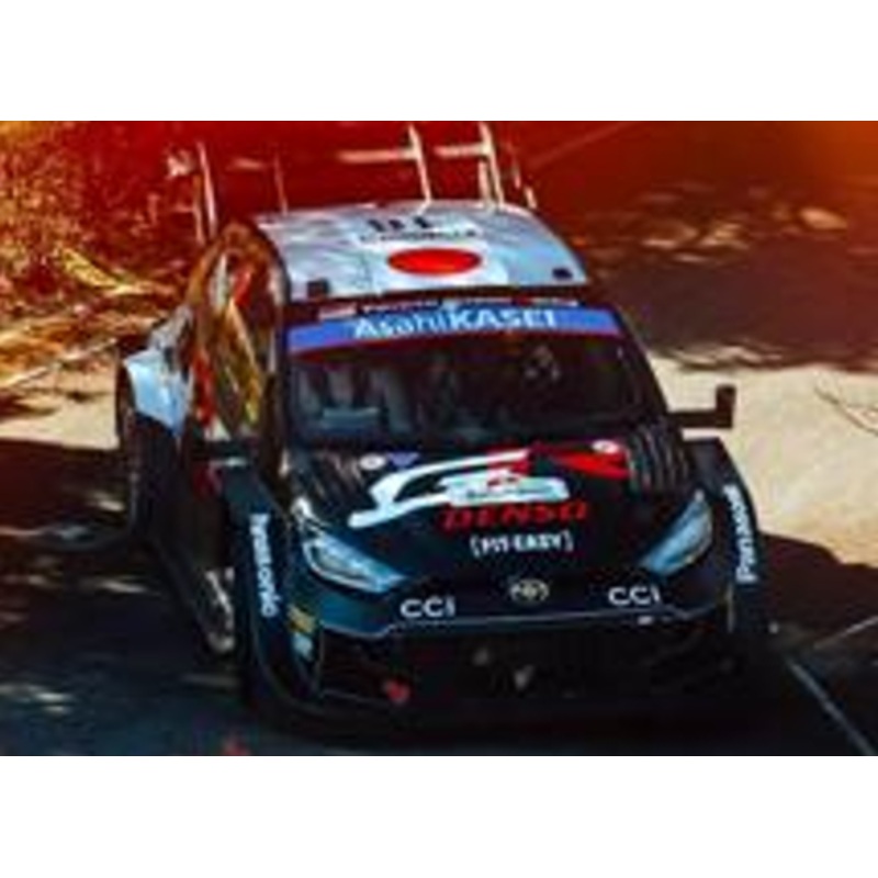 1/43 Spark TOYOTA GR Yaris Rally1 HYBRID No.18 TOYOTA GAZOO Racing WRT 4th Rally Japan 2024 T. Katsuta - A.Johnston Car Model