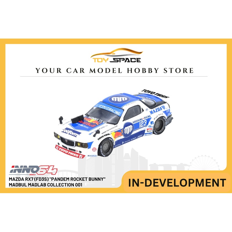 [INNO64] Mazda RX7 (FD3S) "Pandem Rocket Bunny" Madbul Madlab Collection 001