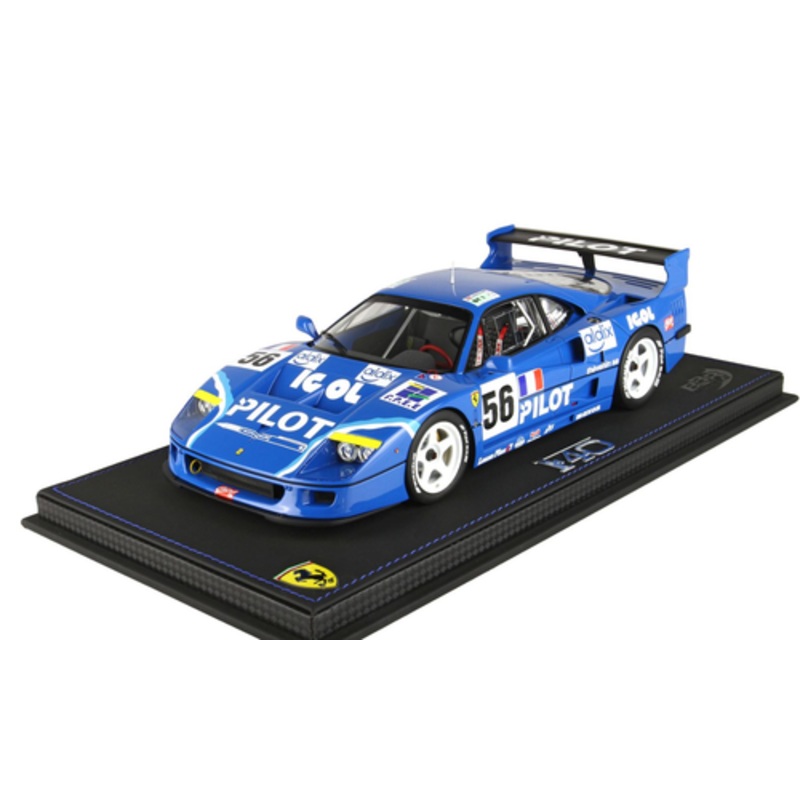 1/18 BBR 1996 Ferrari F40 LM Le Mans Pilot Pen Racing #56 Car Model Limited