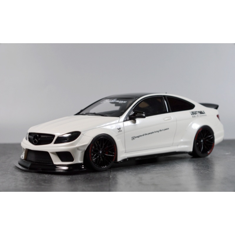 1/18 GT Spirit GTSpirit Mercedes-Benz C-Class C63 AMG W204 LB Libertywalk Widebody (White) Resin Car Model