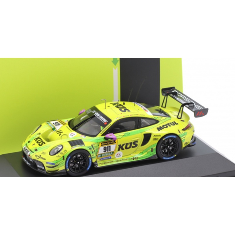 1/43 Ixo 2024 Porsche 911 GT3 R #911 2nd 24h Nrburgring Manthey-Racing Laurens Vanthoor, Thomas Preining, Kevin Estre, Ayhancan Gven Diecast Car Model