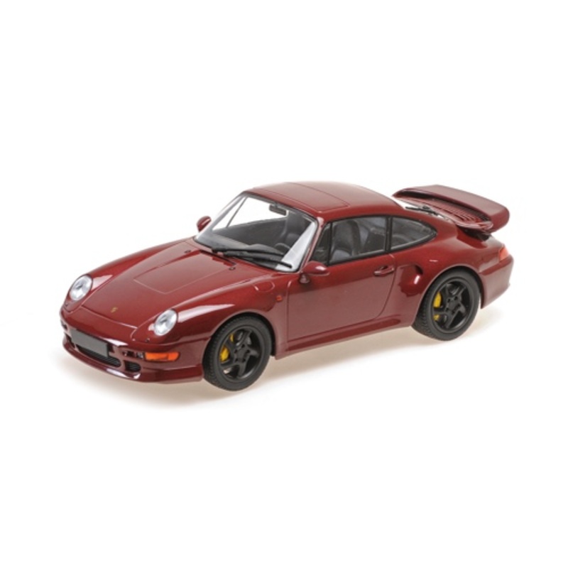 1/18 Minichamps 1997 Porsche 911 993 Turbo S (Dark Red Metallic) Diecast Car Model
