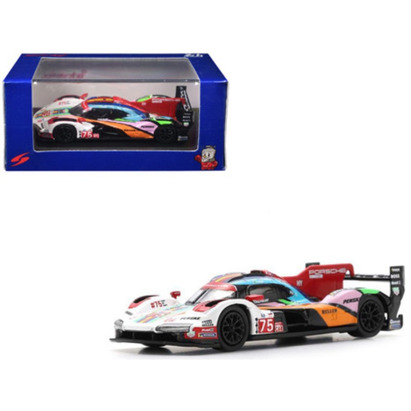 1/64 Spark 2023 Porsche 963 #75 24h LeMans Porsche Penske Motorsport Felipe Nasr, Matthieu Jaminet, Nick Tandy Car Model