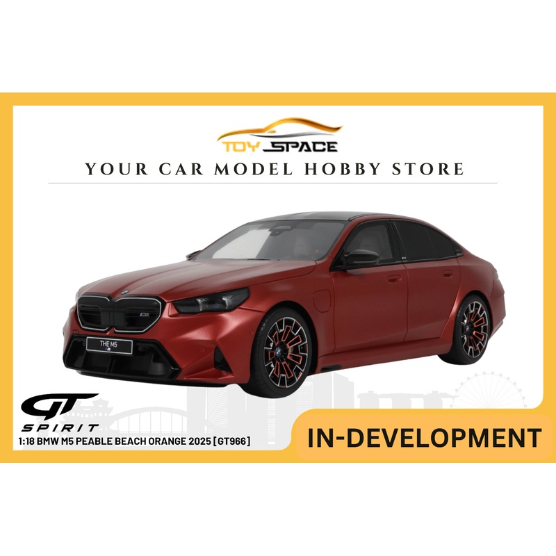 [GT SPIRIT] 1:18 BMW M5 Peable Beach Orange 2025 [GT966]