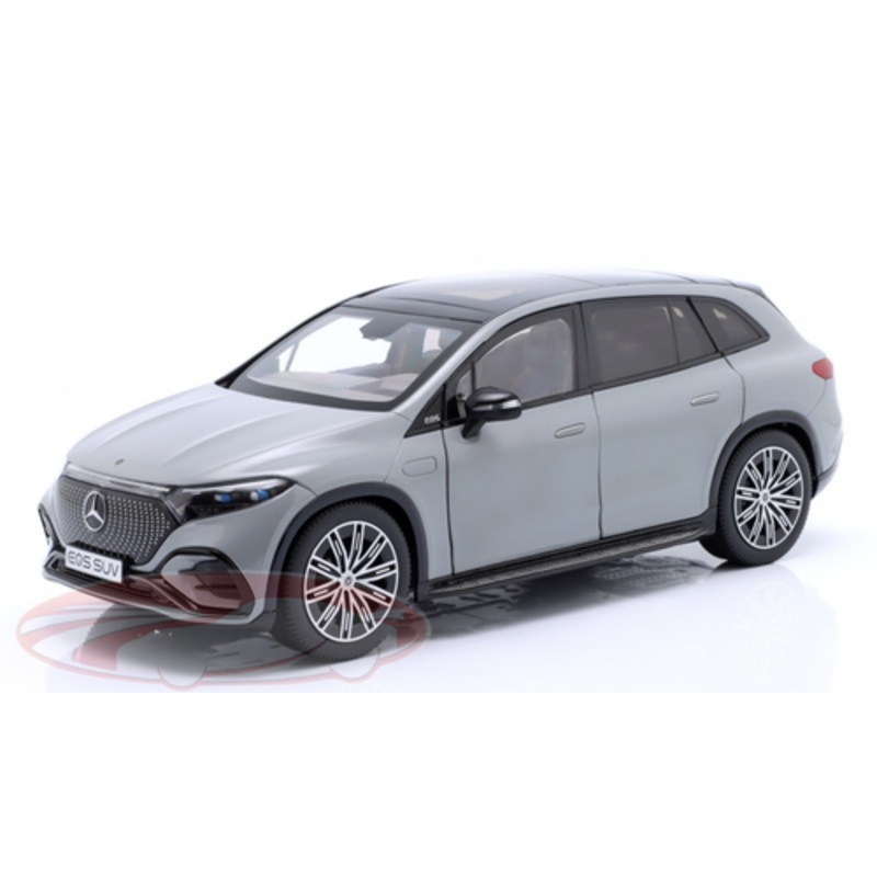 1/18 Dealer Edition 2022 Mercedes-Benz EQS (X296) (Alpine Grey) Diecast Car Model
