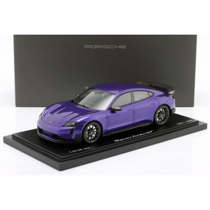 1/18 Dealer Edition Porsche Taycan Turbo GT Weissach Package (Purple Sky Metallic) Nrburgring Nordschleife 7:07,55 min (2024) Car Model