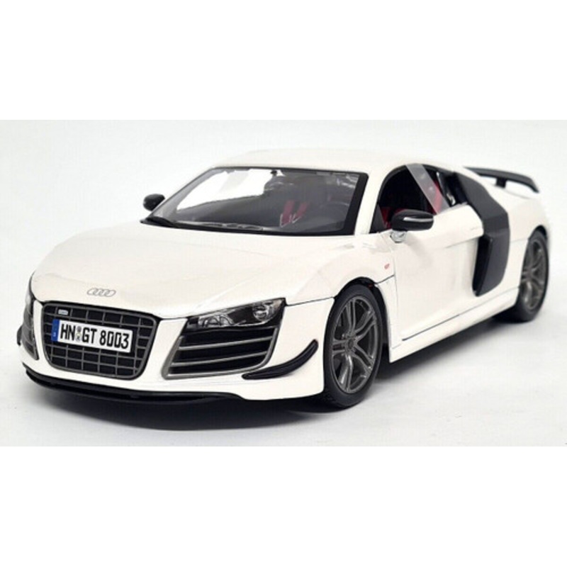1/18 Maisto 2010 Audi R8 GT 5.2 V10 FSI (White) Diecast Car Model Special Edition