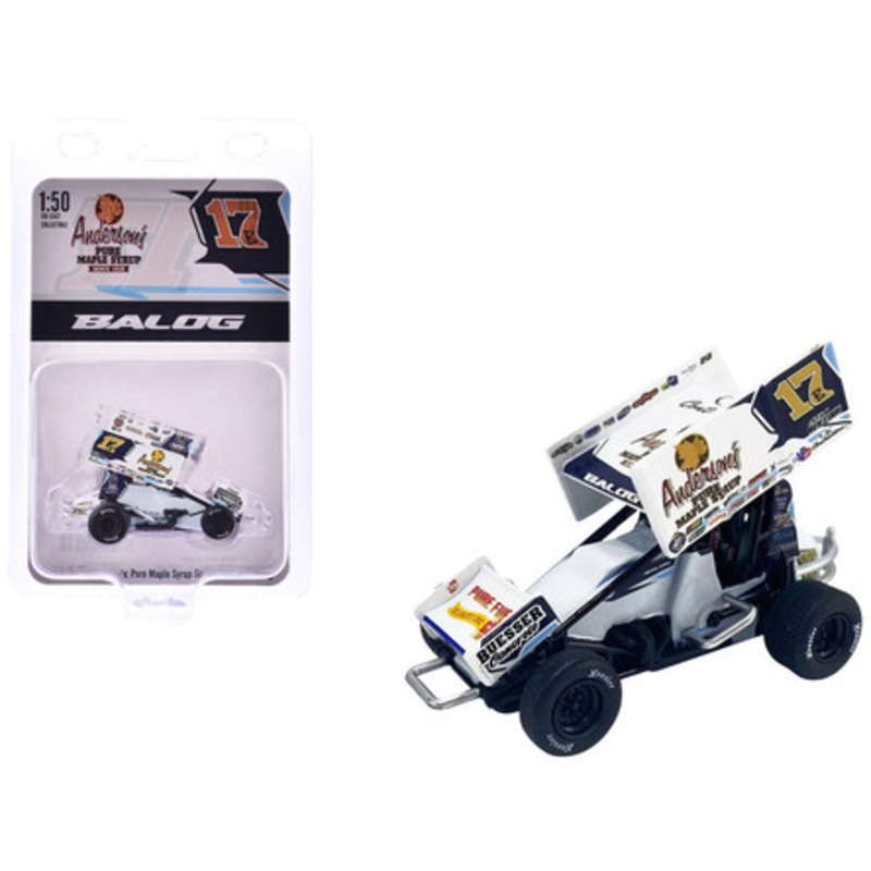 Winged Sprint Car #17B Bill Balog "Anderson's Pure Maple Syrup" Bill Balog Racing "World of Outlaws" (2024) 1/50 Diecast Model Car by ACME