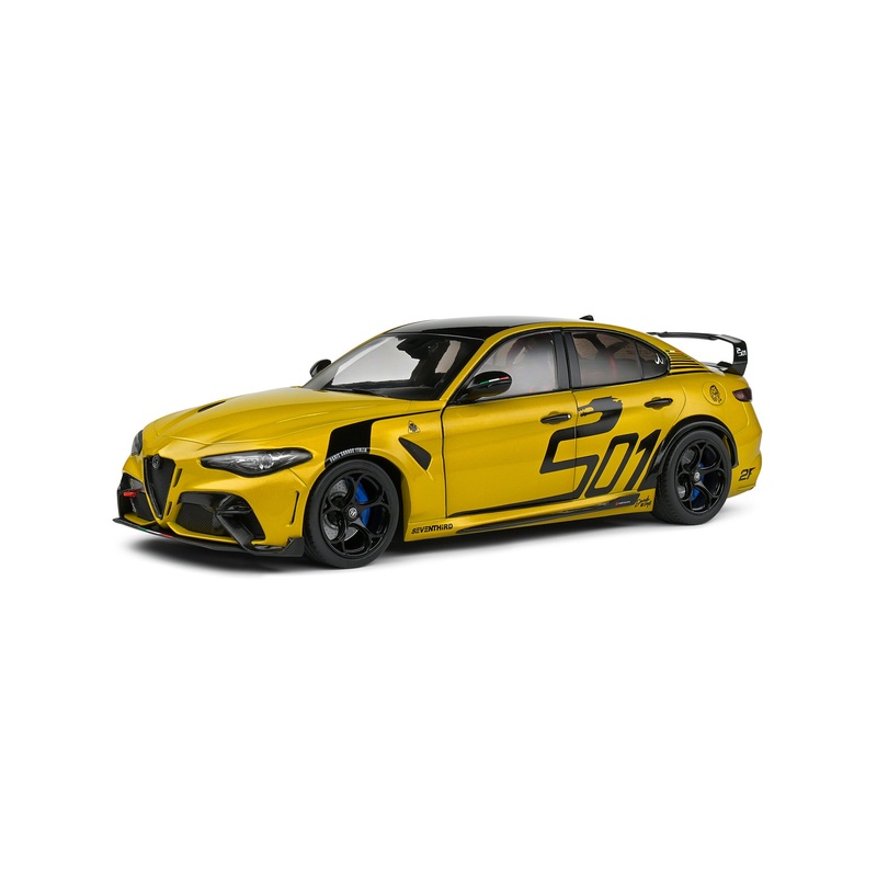 Solido 2022 Alfa Romeo Giulia GTA Nagemaakt Yellow 1:18